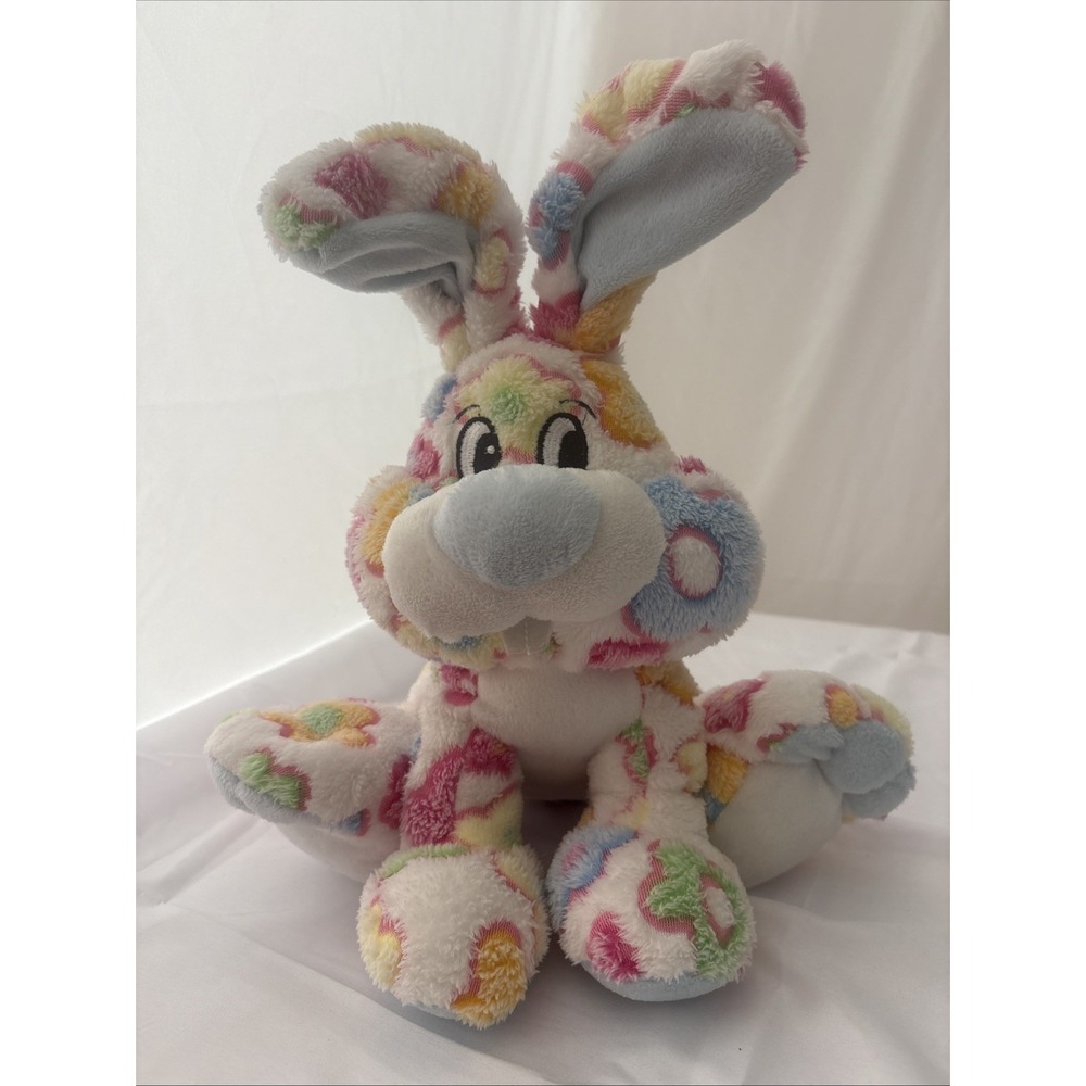 Dan Dee Collectors Choice Flower Power Easter Bunny Plush 2010 15"